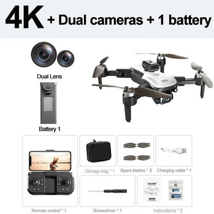 S2S Outdoor Drone 8K HD Dual Camera Brushless Motor Obstacle Avoidance Dron RC Helicopter Foldable Quadcopter Toy For Xiaomi - petguardiansupplies