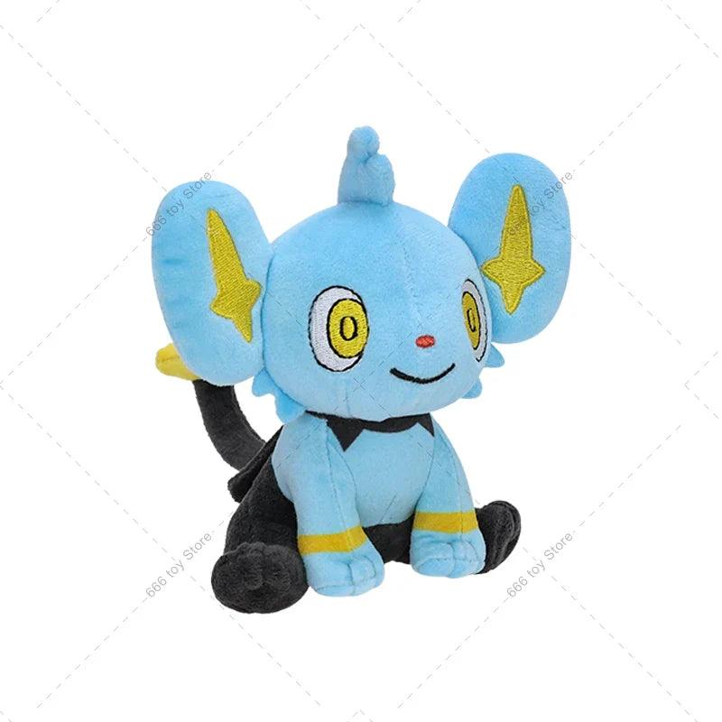 2 Styles Pokemon Plush Shinx Shiny Shinx Blue Yellow Animal Stuffed Toy Cartoon Peluche Dolls Christmas Gift Soft Stuffed Dolls - petguardiansupplies