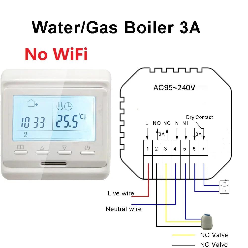 MINCO HEAT Programmable Tuya Smart WiFi Thermostat Electric Heating Warm Floor Temperature Controller - petguardiansupplies