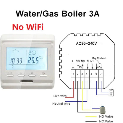 MINCO HEAT Programmable Tuya Smart WiFi Thermostat Electric Heating Warm Floor Temperature Controller - petguardiansupplies