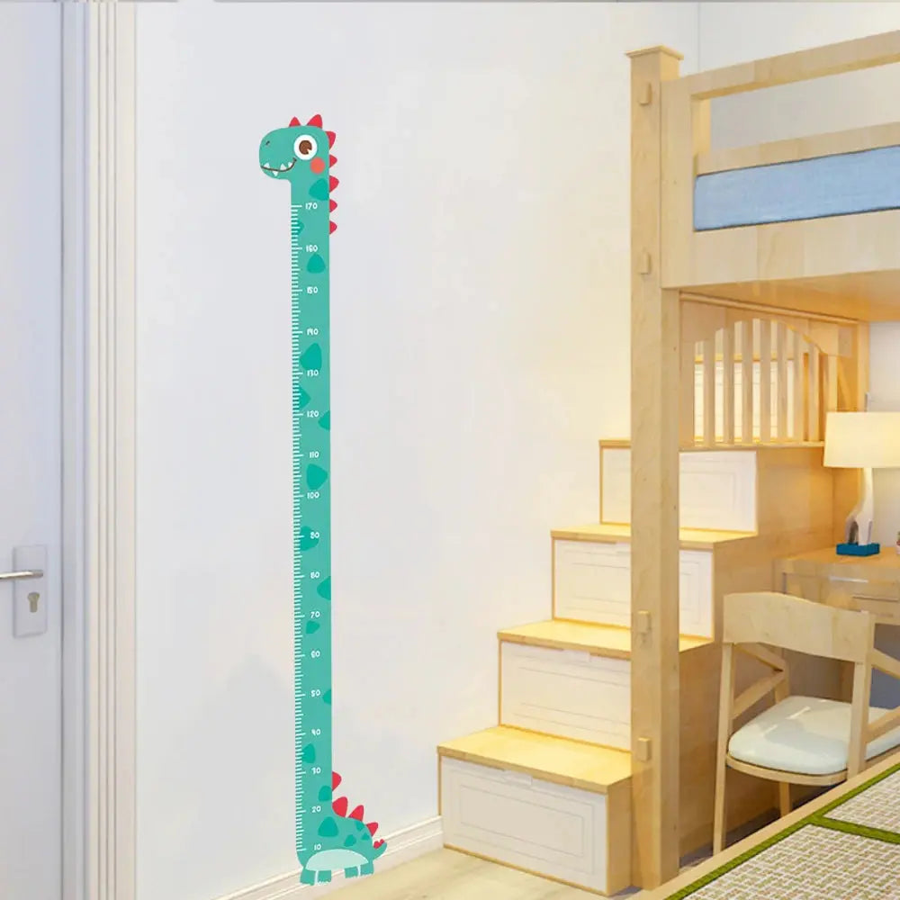 Cute Cartoon Height Sticker Unicorn Dinosaur Giraffe Wall Height Measuring Ruler Stickers For Kids Room Kindergarten Decor - petguardiansupplies