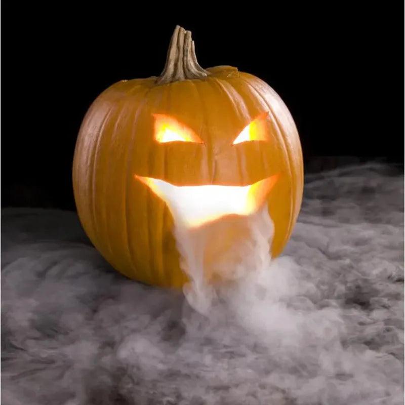 Halloween Mini Mist LED Pumpkin Light Fogger Water Party Prop Color Changing Holiday Party Decor Mist Maker Smoke Fog Machine - petguardiansupplies