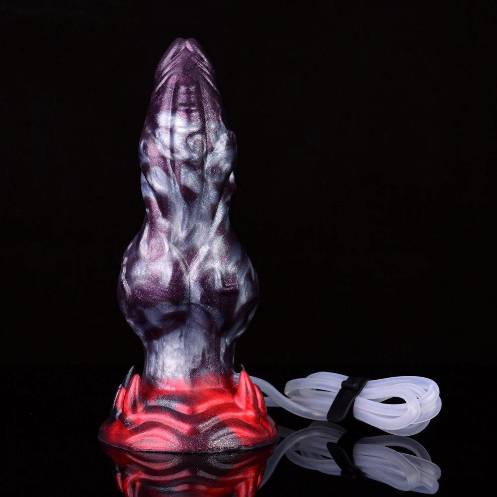 NYOTA Large Knot Anal Plug Squirting Dog Dildos For Women Men Anus Dilator Vagina Masturbator Silicone Penis Adult Erotic Toy - petguardiansupplies