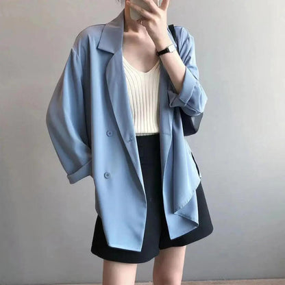 Women's Loose-fit Design Sensibility Western-style Jacket Spring/summer Thin Design British Style Sun Protection Small Suit - petguardiansupplies