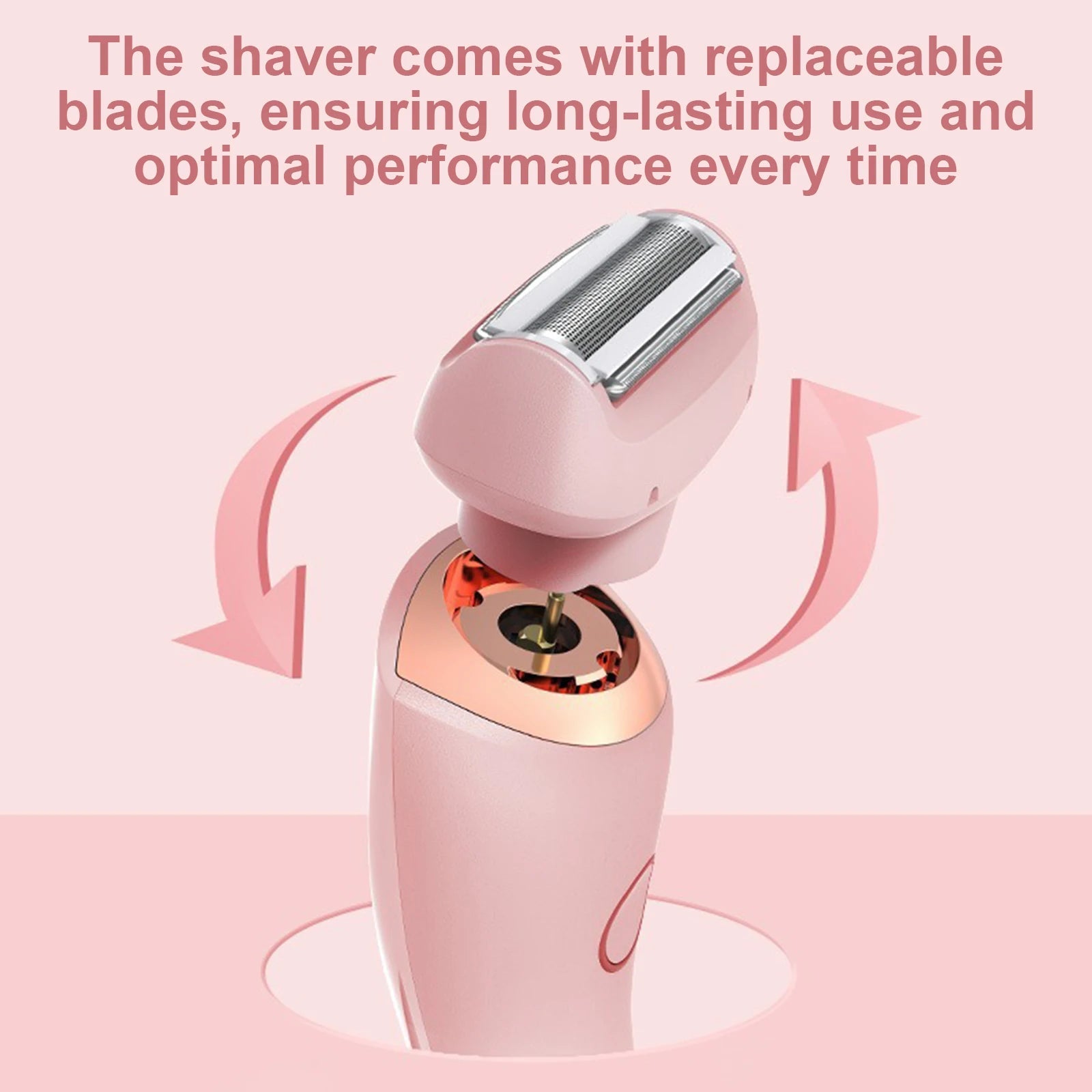 Home Electric Shaver Ladies Underarm Whole Body Hair Removal Private Shaver Dense Shaving Blade Electric Hair Removal Instrument - petguardiansupplies