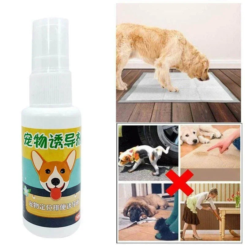 Dogs Pee Training Spray 30ml Inducer Pet Toilet Positioning Defecation Puppy Potty Spray Urinate Aids Useful Supplies - petguardiansupplies