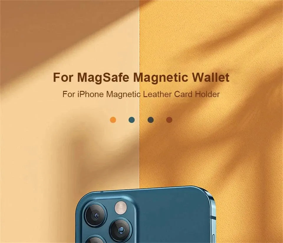 For Magsafe Magnetic Wallet Phone Case For iPhone 14 13 12 Pro Max Leather Card Holder Bag For iPhone 13 mini Cover Accessories - petguardiansupplies