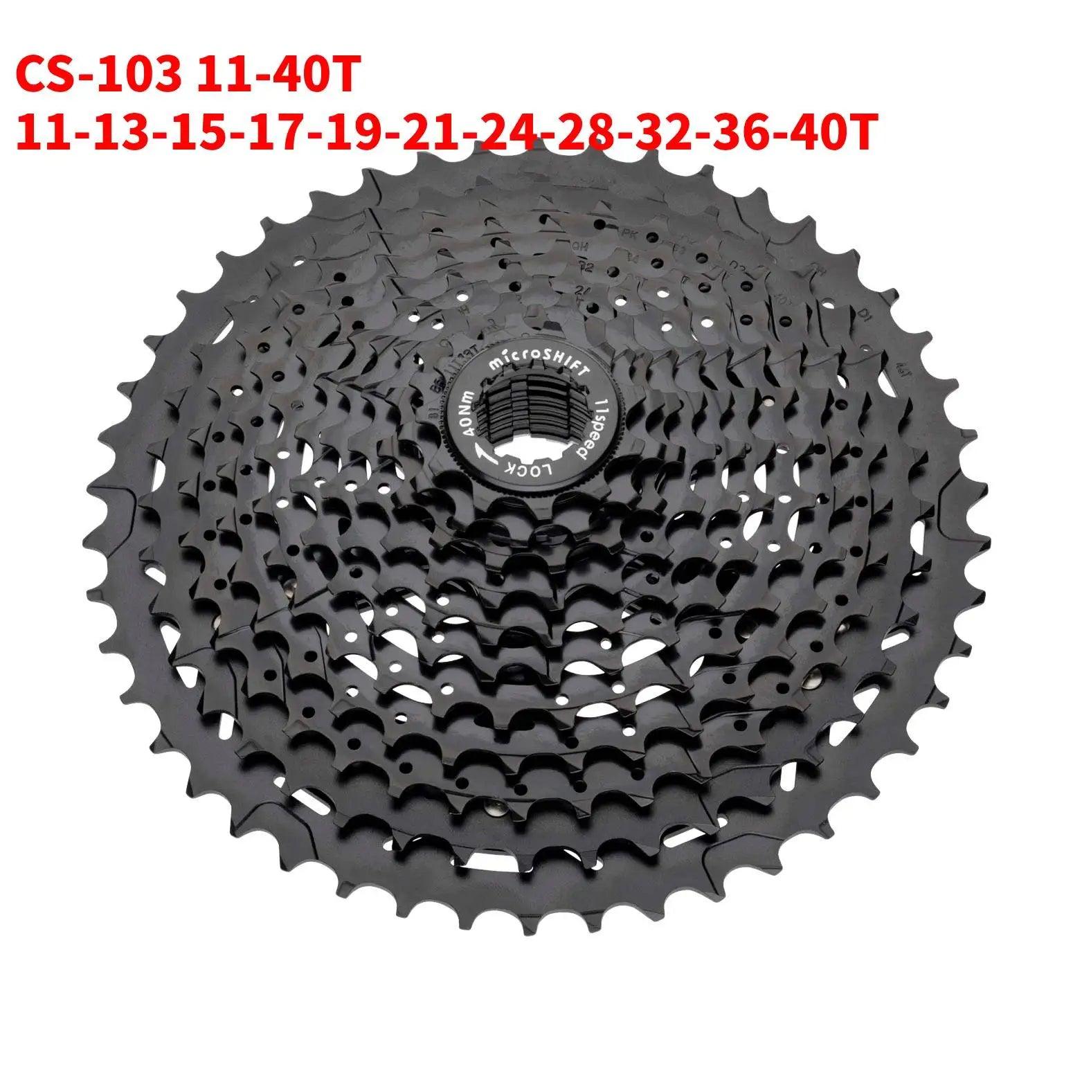 MicroSHIFT Bicycle Cassette 7/8/9/10/11Speed Freewheel 12-28T 11-28T11-40T 11-46T Sprocket HG Structure Flywheel For SHIMANO - petguardiansupplies