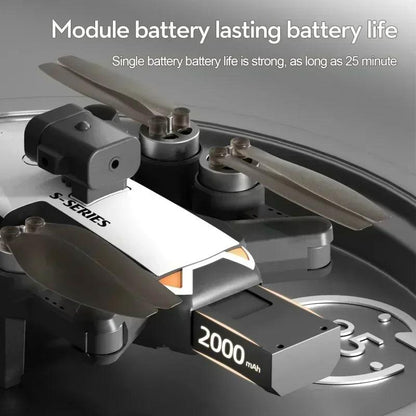 S2S Outdoor Drone 8K HD Dual Camera Brushless Motor Obstacle Avoidance Dron RC Helicopter Foldable Quadcopter Toy For Xiaomi - petguardiansupplies