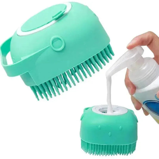 Pet Shower Brush, Soft Silicone Massager, Shower Gel, Shower Brush, Cleaning Tool, Comb, Dog and Cat Cleaning and Beauty Product - petguardiansupplies