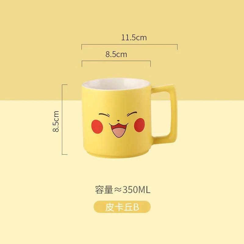 Pokemon Mug Pikachu Charmander Squirtle Psyduck Cartoon Children Creative Water Cup Cute Ceramic Tableware Birthday Gifts - petguardiansupplies