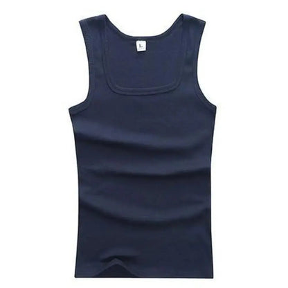 Hot Sale Summer Male clothes Women Basic Elastic tank top Pure Cotton Sleeveless Men's t-shirt Bodybuilding Fitness T-shirt - petguardiansupplies