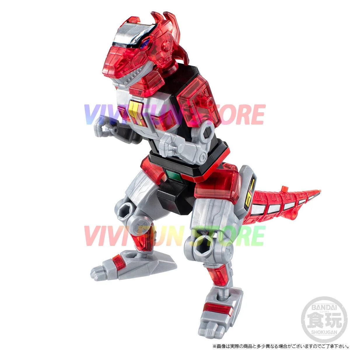 In Stock BANDAI SMP Zyuranger Color Transparent Version Deformable Kyoryu Sentai Zyuranger Movable Model Toys Power Rangers - petguardiansupplies