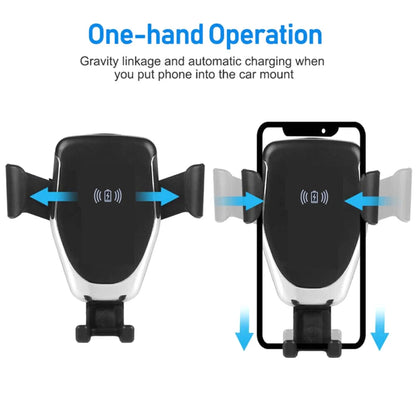 Qi Wireless Fast Charger Car Mount Air Vent Gravity Mobile Phone Holder Charging Stand For IPhone 14 13 12 11 Pro Xiaomi Samsung - petguardiansupplies