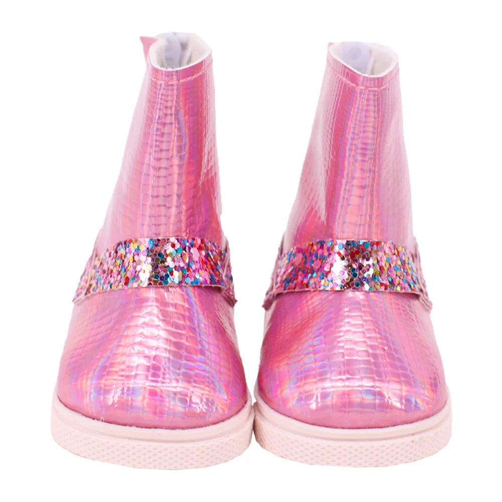 Doll Shoes Clothes Handmade Boots 7Cm Shoes For 18 Inch American&43Cm Baby New Born Doll Accessories For Generation Girl`Toy DIY - petguardiansupplies