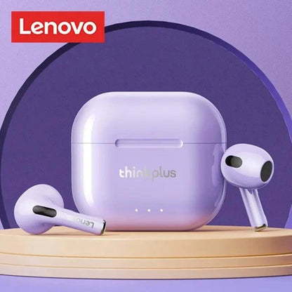 Lenovo LP40 Plus Wireless Earphones TWS Bluetooth Headset Noise Reduction Headphones 230mAh HiFi Stereo Sports Earbuds With Mic - petguardiansupplies