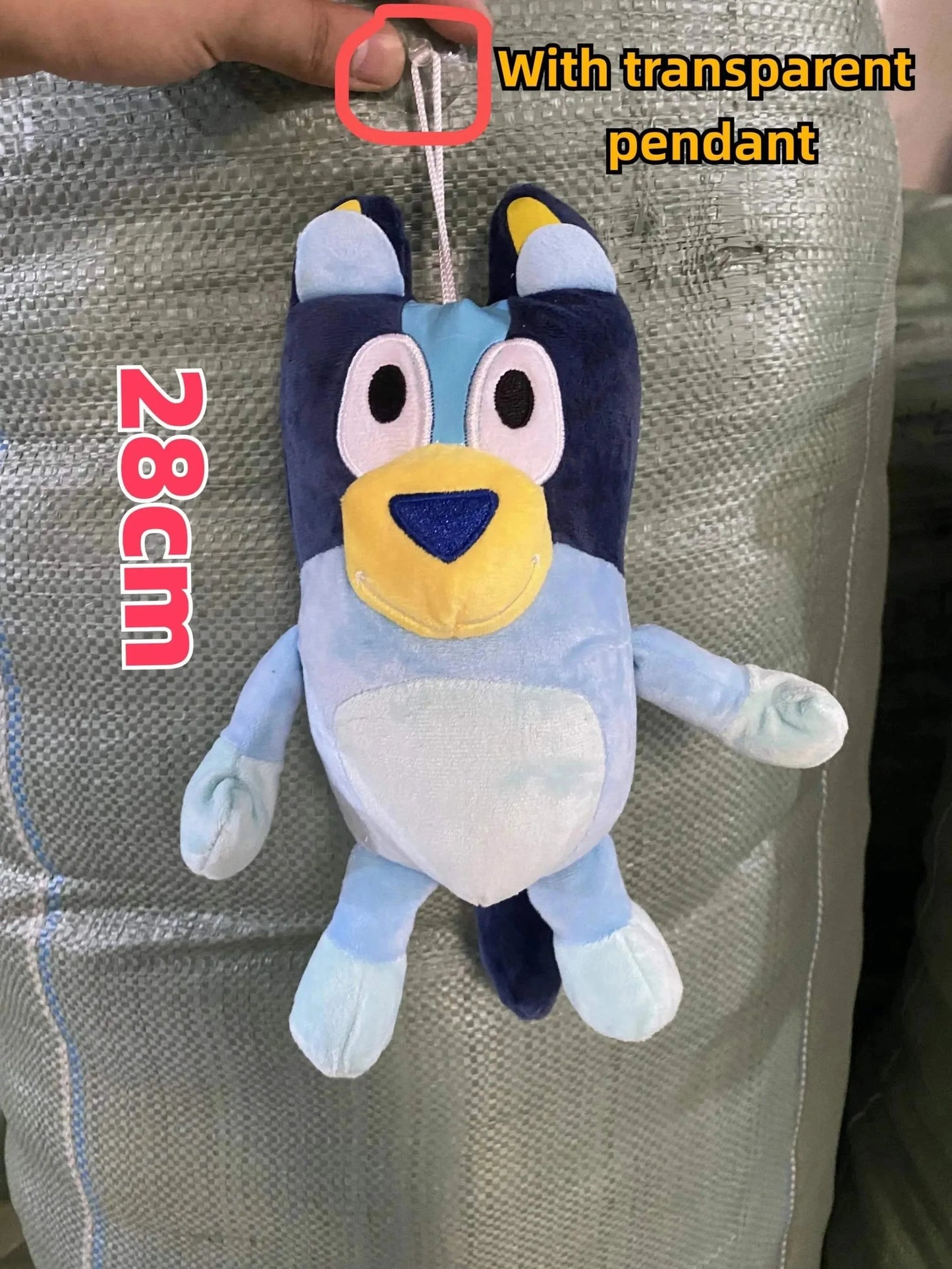 28cm 17cm Bluey Family Plush Toys Cute Simulation Pet Dog Patrol Bingo Sister Kawai Plush Children's Toy Doll Birthday Gift Toy - petguardiansupplies