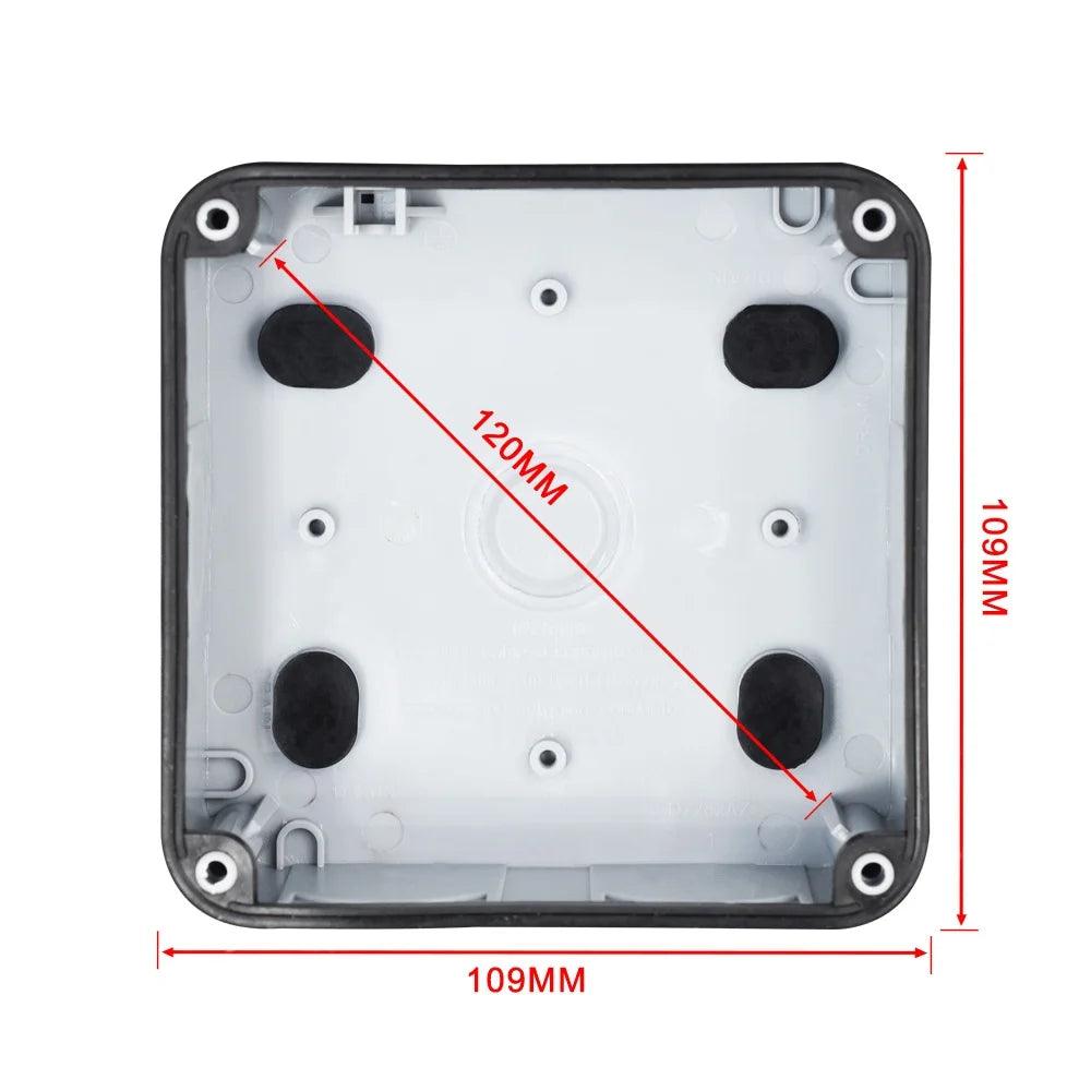 VISWE Waterproof outdoor plug Rainproof Weaterproof IP66 Box 86*86mm EU Electrical sockets Garden and Courtyard - petguardiansupplies