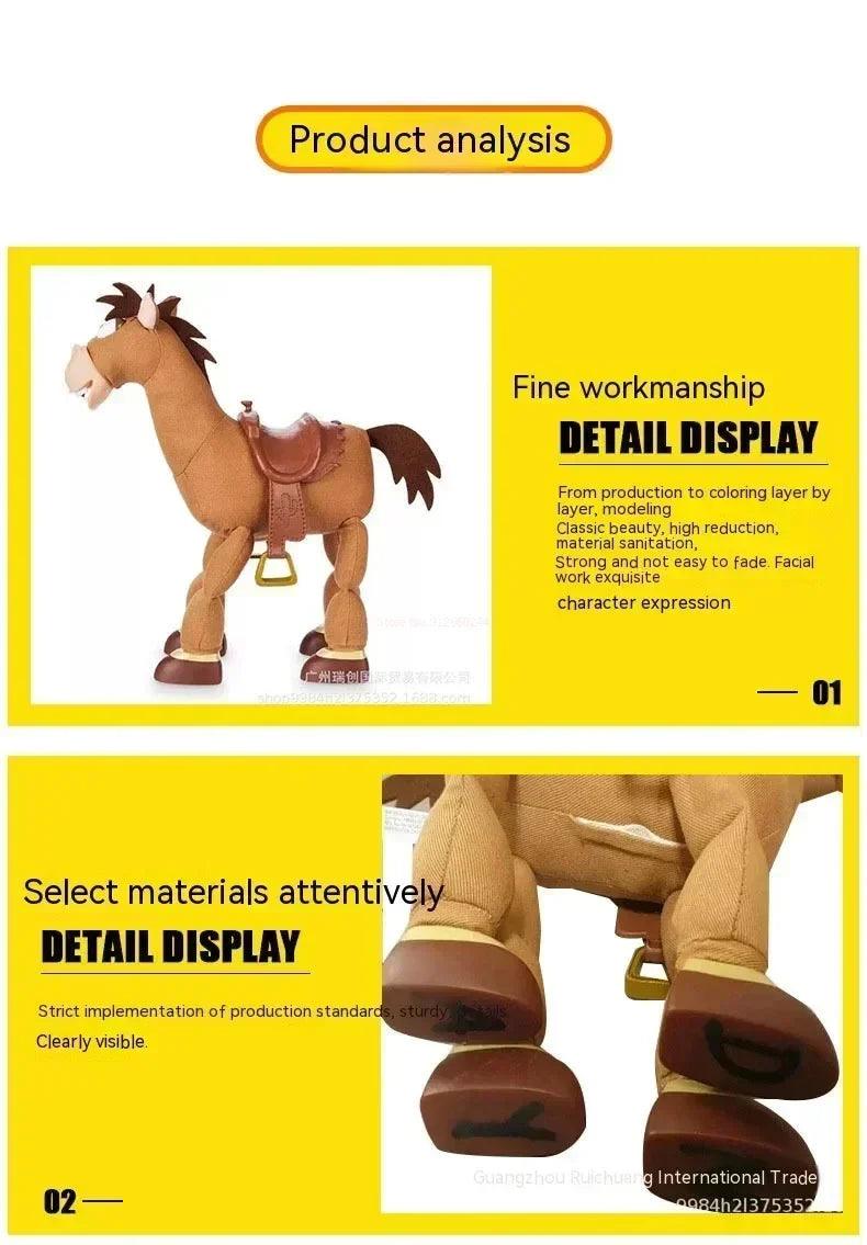 Toystory Toy Story 4 Woody Mount Hearts Horse Bullsey 18 Inch Interactive Sound Model Toy Christmas Black Friday Kids Present - petguardiansupplies