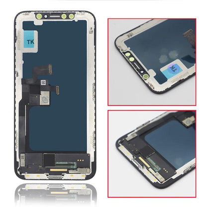 AAA+++ OLED For iPhone X XR Max XS LCD Incell For iphone 11 12 13 Pro Max 13 Mini 14 Plus OLED Display Screen Digitizer Assembly - petguardiansupplies