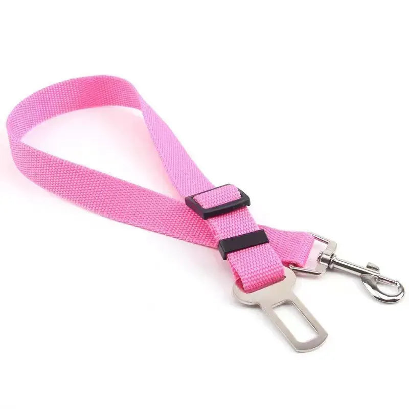 Dog Car Seat Belt Safety Protector Travel Pets Accessories Dog Leash Collar Breakaway Solid Car Harness Pet Car Seat Belts - petguardiansupplies