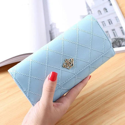 New Large Capacity Women's Wallet Fashionable Long Leather Clutch Bag Mobile Phone Bag Student Coin Purse Handheld Card Holder - petguardiansupplies