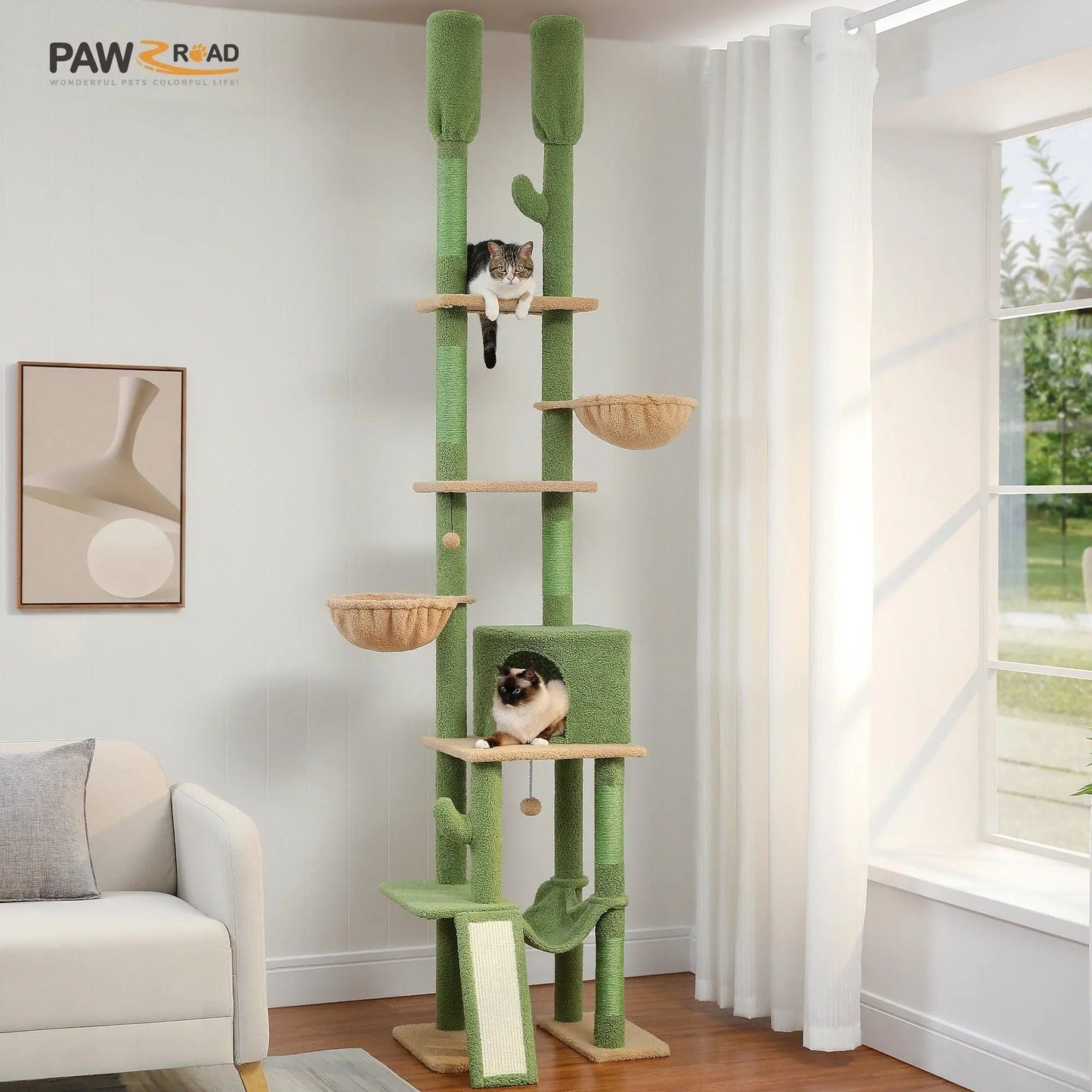 Domestic Delivery Multi-Level Cat Tree Tower Climb Furniture Scratching Post for Indoor House Pet Supplies Kitten Toy Cozy Condo - petguardiansupplies