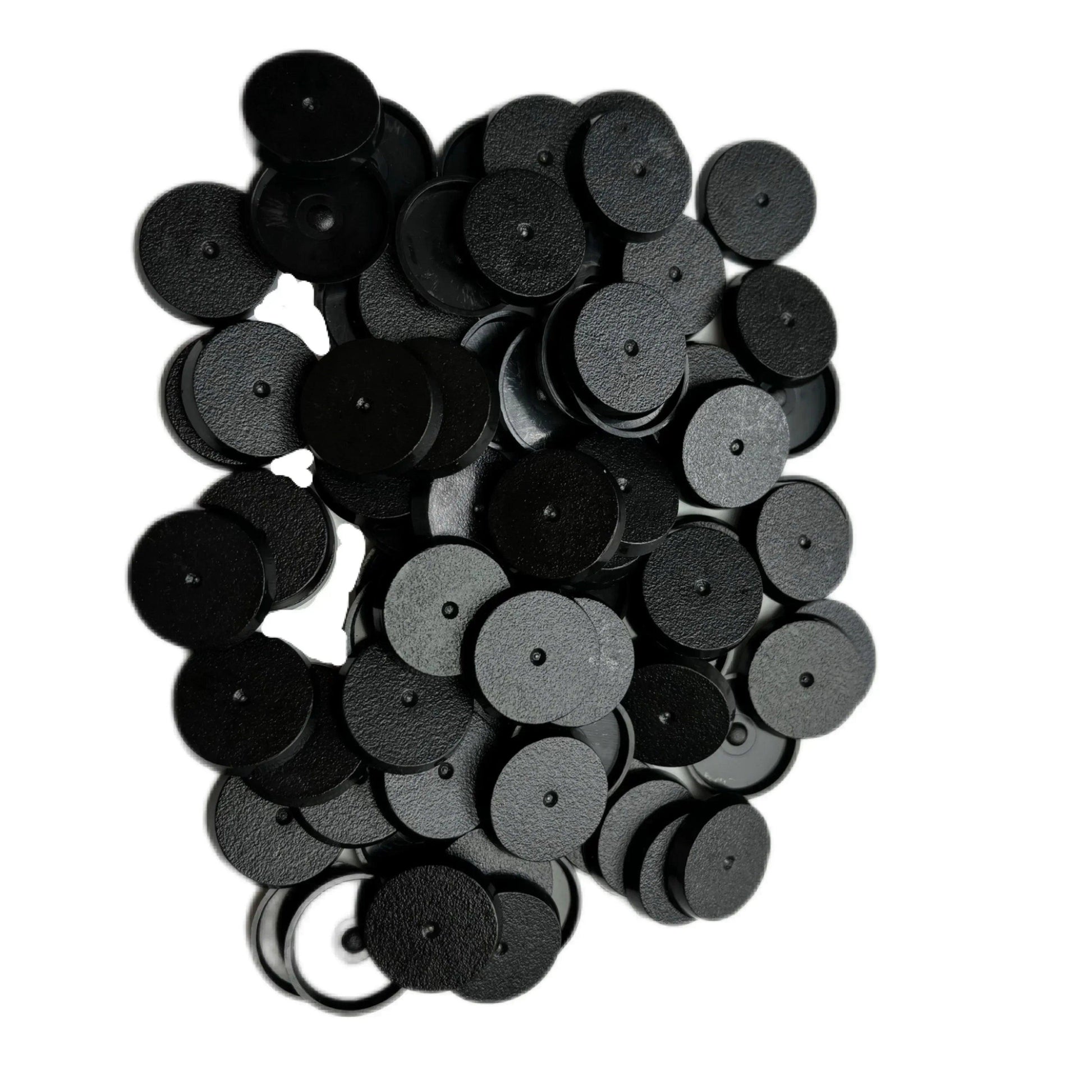 25mm Round Plastic Bases for Gaming Miniatures and Table Games - petguardiansupplies