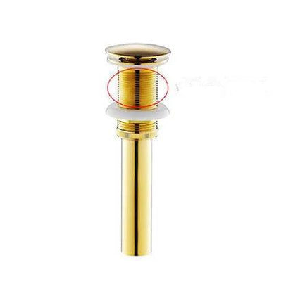 Basin Faucet Gold and white Waterfall Faucet Brass Bathroom Faucet Bathroom Basin Faucet Mixer Tap Hot and Cold Sink faucet - petguardiansupplies