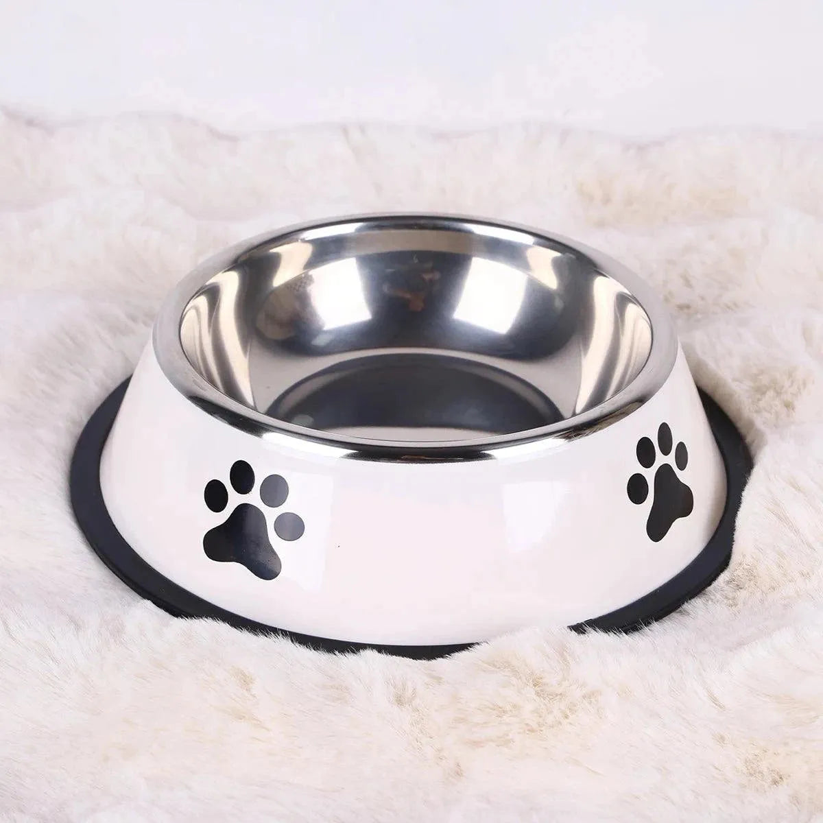 1PC Stainless Steel Pet Bowl Cat Bowl Dog Food Bowl Multi-Specification Anti-fall Food Bowl Food Bowl Feeding Pet Supplies - petguardiansupplies