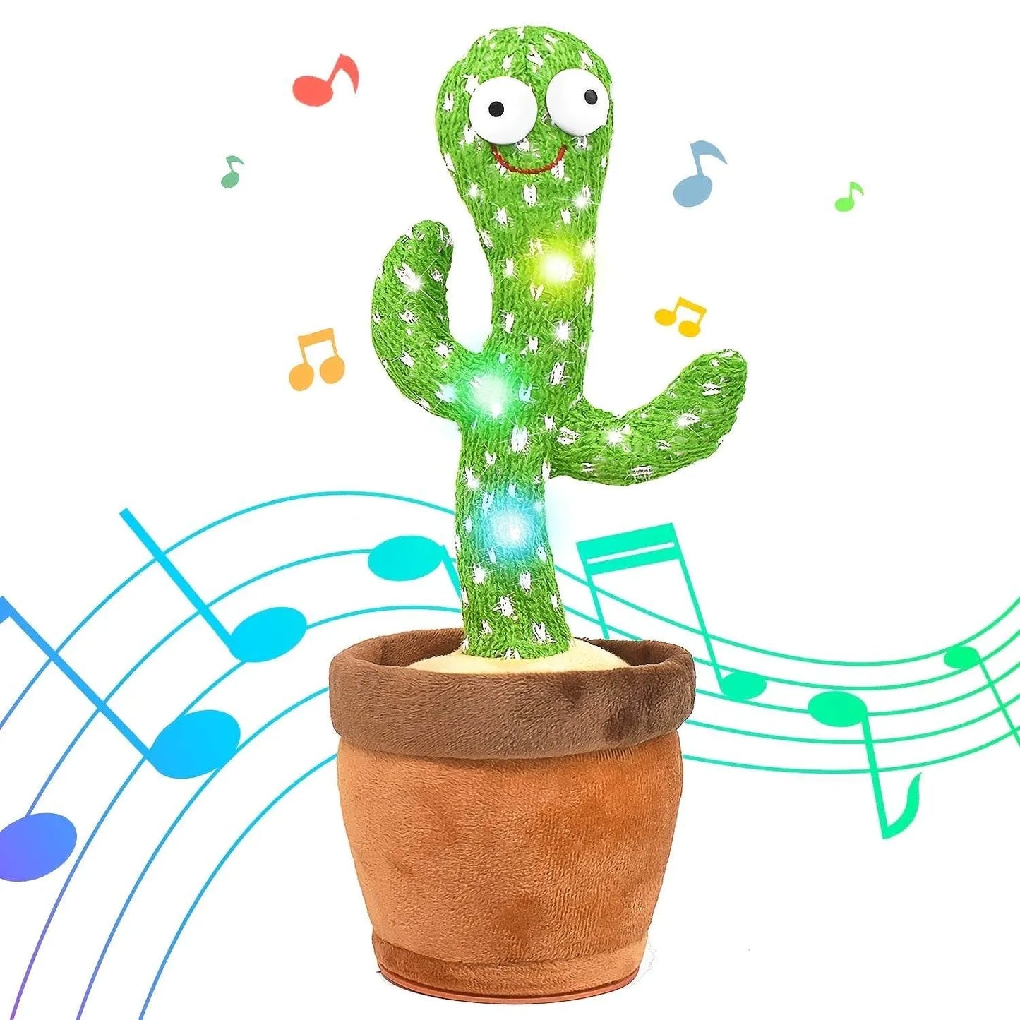 Birthday Present Dancing Cactus Electron Plush Toy Soft Plush Doll Babies Cactus That Can Sing And Dance Voice Interactive Bled - petguardiansupplies