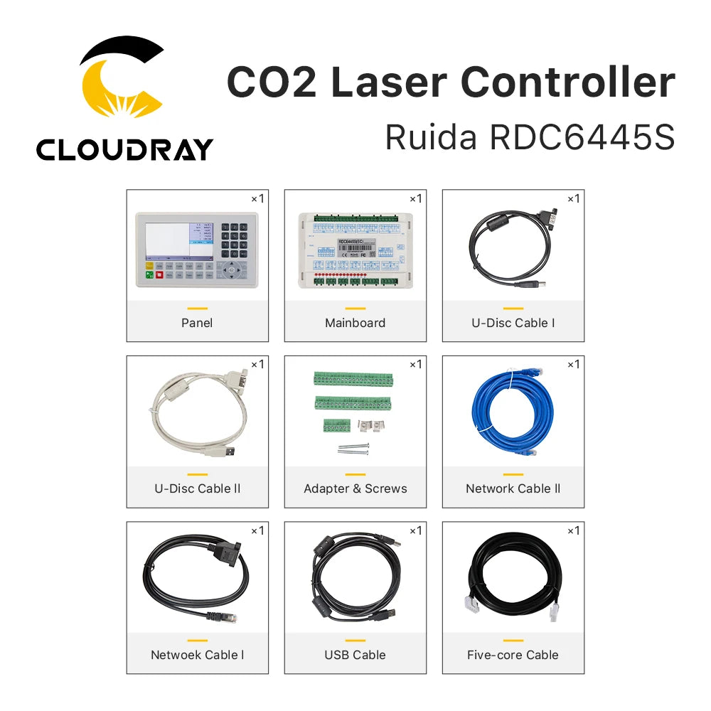 Ruida RDC6445 RDC6445G RDC6445S Controller for Co2 Laser Engraving Cutting Machine Upgrade RDC6442 RDC6442G - petguardiansupplies