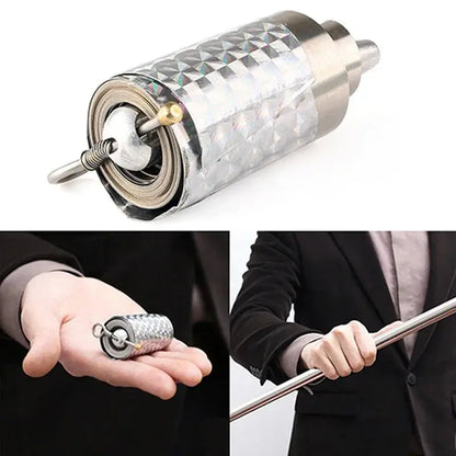 1PC EDC Metal Magic Telescopic Stick Rod Martial Arts Magic Pocket Outdoor Car Steel Wand Elastic Stick Hollow Adjustable Stick - petguardiansupplies