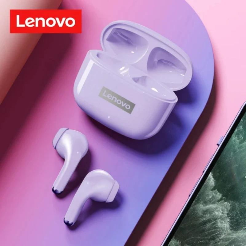 Lenovo LP40Pro Earphones Wireless Bluetooth Earbuds Sports Waterproof Headphone with Mic Touch Control TWS Headset Original - petguardiansupplies