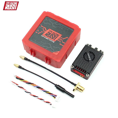 Rushfpv Rush TANK MAX SOLO 5.8GHz 2.5W High Power 48CH VTX Video Transmitter Cooling Fan CNC Shell For Long Rang RC FPV Drone - petguardiansupplies