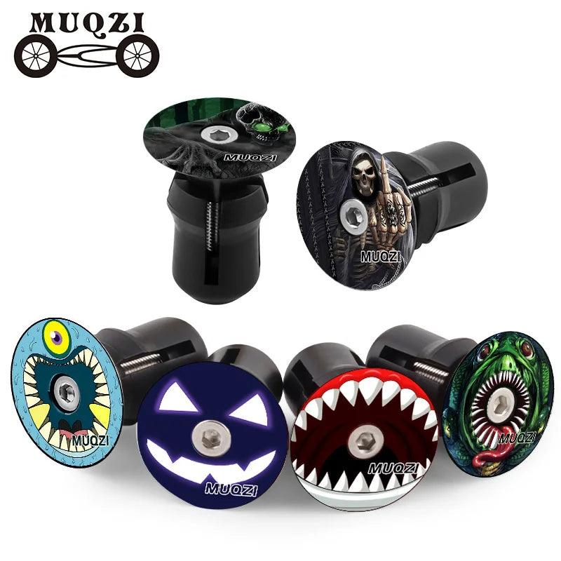 MUQZI Handlebar End Plugs MTB Road BMX Folding Bike Handle Bar End Cap Aluminum Alloy Handlebar Grip Cover Bicycle Accessories - petguardiansupplies