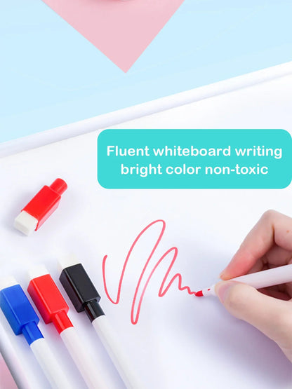 Magnetic Erasable Whiteboard Pen Color Options Blackboard Note Numbering Stationery Office Teaching Supplies for Classroom Use - petguardiansupplies