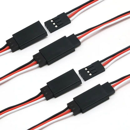 10pcs/lot 10cm 15CM 30CM 50CM 100CM RC Servo Extension Cord Cable Wire 150mm Lead JR Wholesale - petguardiansupplies