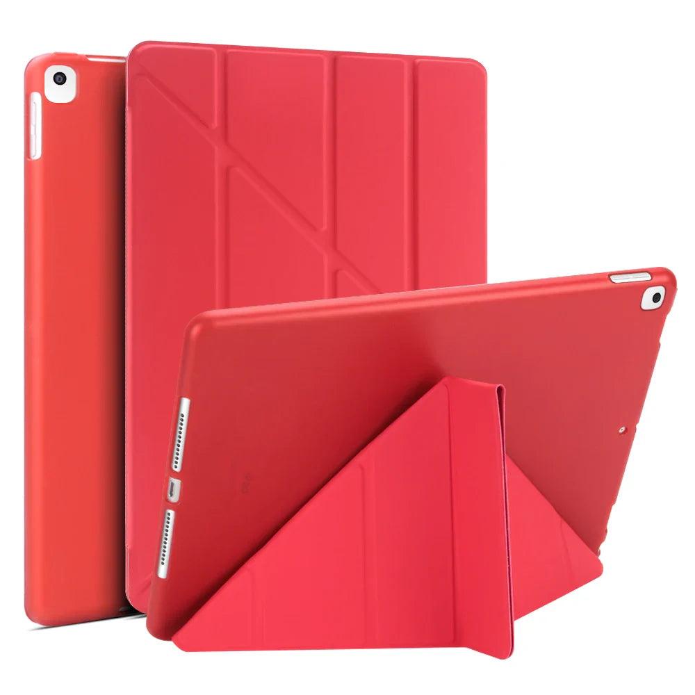 For iPad 10th 2022 Case 10.2 8th 9th 7th 2018 6th Generation Leather Case For iPad 2 3 4 Air 3 10.9 2 1 Mini 4 5 6 Silicon Cover - petguardiansupplies