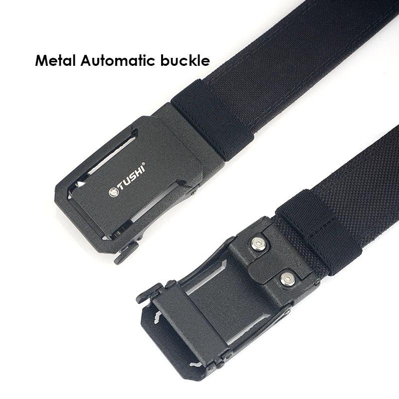 VATLTY New Military Belt for Men Sturdy Nylon Metal Automatic Buckle Police Duty Belt Tactical Outdoor Girdle IPSC Accessories - petguardiansupplies