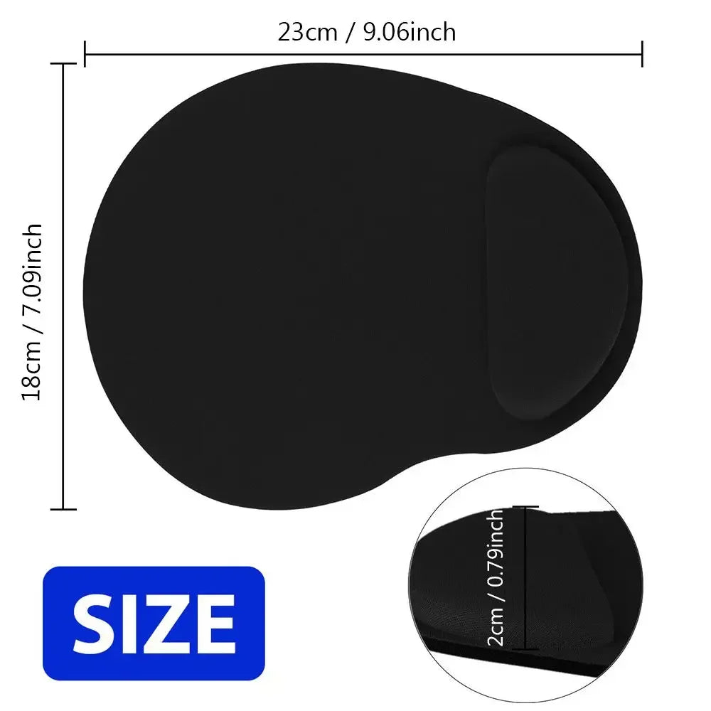 Ergonomic Wrist Rest Mouse Pad Comfortable Wrist Support Non Slip Mice Mat Soft Mousepad For PC Laptop Computer - petguardiansupplies