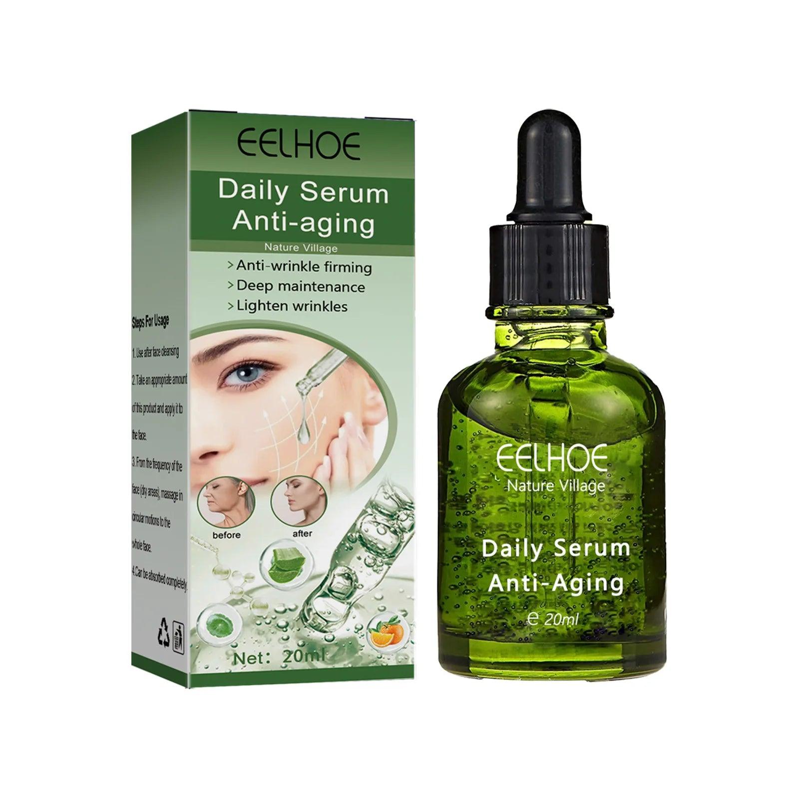 EELHOE Daily Serum Deep Anti-Aging Essence Lift And Tighten The Skin Suitable For Sensitive Skin Energetic Relieve Fine Lines - petguardiansupplies