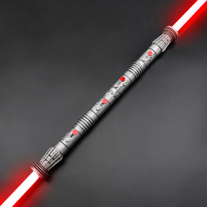 TXQ Darth Maul SNV4 2pcs Handle+Blade JEDI 27sound Double Lightsaber Toys Metal Hilt Light Smooth Swing Sword Laser Proffie - petguardiansupplies