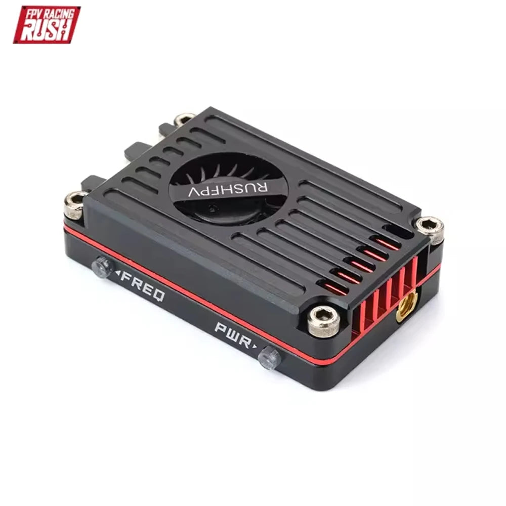 Rushfpv Rush TANK MAX SOLO 5.8GHz 2.5W High Power 48CH VTX Video Transmitter Cooling Fan CNC Shell For Long Rang RC FPV Drone - petguardiansupplies