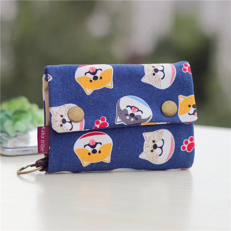 New Style Canvas Wallet For Men Women Coin Purse Card Holder Foreign Trade Goods One Piece Delivery - petguardiansupplies