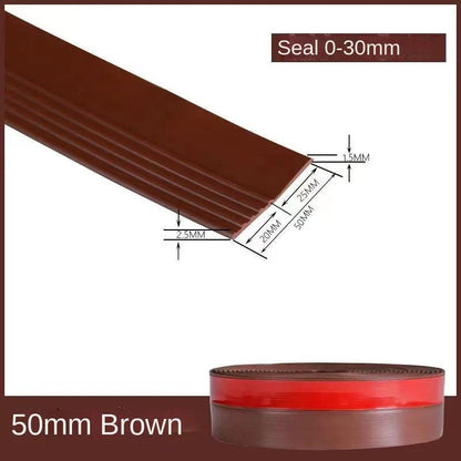 New Dustproof Door Draught Weatherstrip Bottom Seal Strip Silicone Windproof Dust Self Adhesive For Doors Stopper Sealing Tape - petguardiansupplies