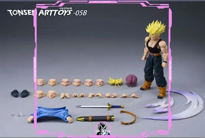 Tonsenarttoys Dragon Ball SHF Trunks Super Saiyan SSJ SSJ2 Majin Buu Kid Buutenks Accessories Anime Action Figures Gift Toys - petguardiansupplies