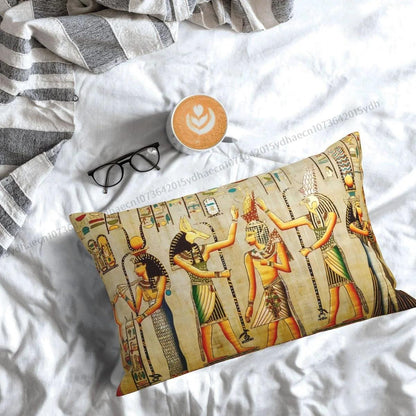 Egyptian Eye Of Horus In Circular Pattern Pillow Case Cushion Covers Home Sofa Chair Decorative Backpack Covers - petguardiansupplies