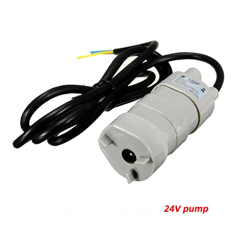 Best Sale 12V 24V 600L/H High Pressure Dc Submersible Water Pump Three-wire Micro Motor Water Pump with Adapter - petguardiansupplies