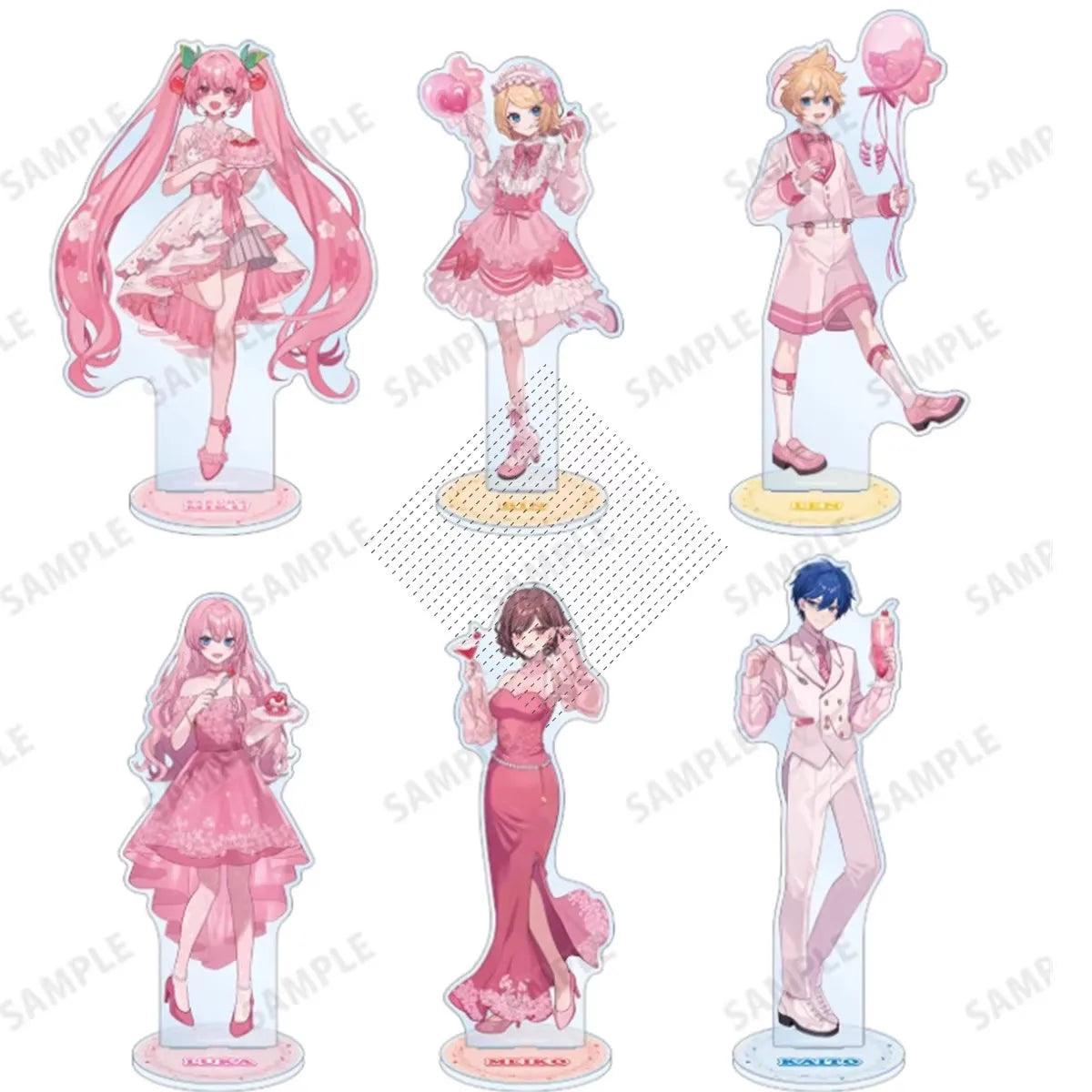 Piapro Character Hatsune Miku Anime Figure Acrylic Stand Models Japanese Anime Figure Kagamine Rin Len Meiko Kaito Toys Gift New - petguardiansupplies